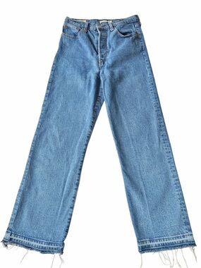 Levi’s Premium Denim Classic Ribcage Straight Jeans blue size 29